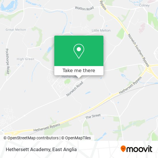 Hethersett Academy map