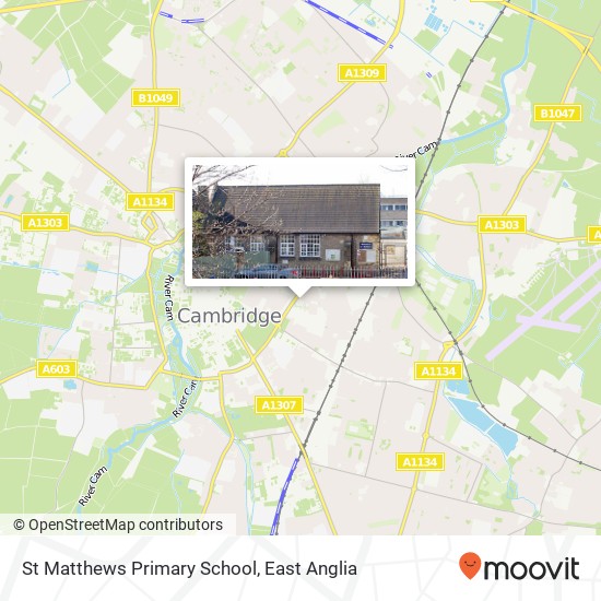 St Matthews Primary School map