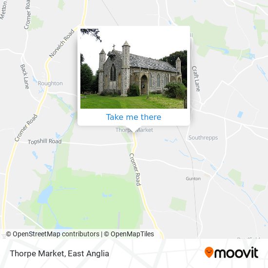 Thorpe Market map