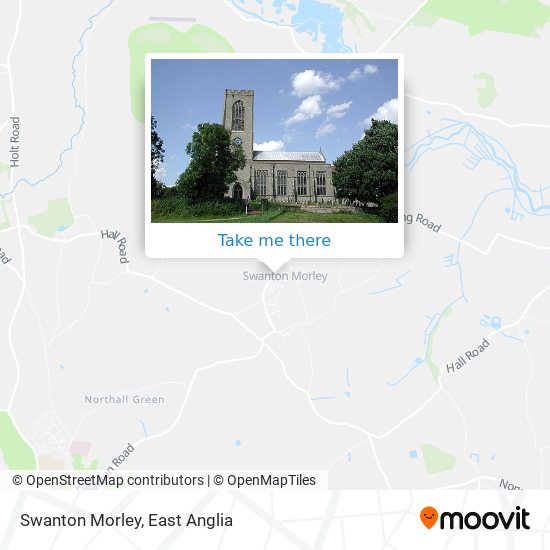 Swanton Morley map