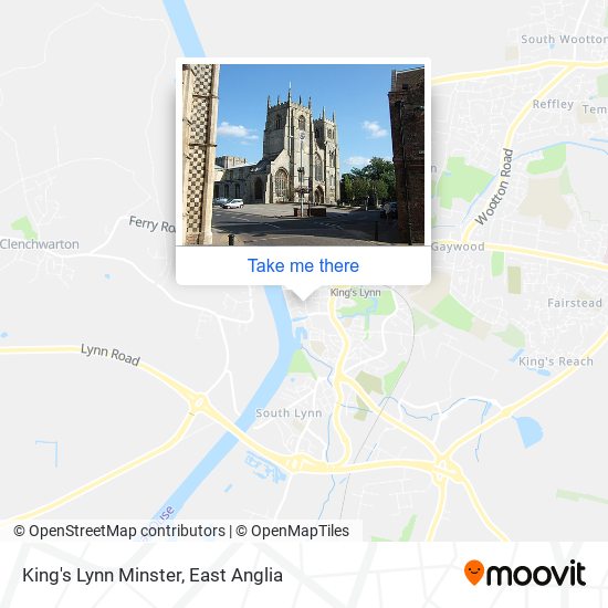 King's Lynn Minster map