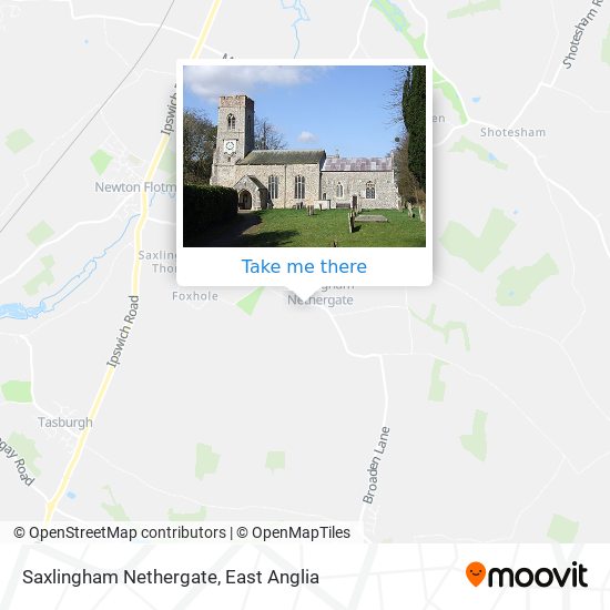 Saxlingham Nethergate map