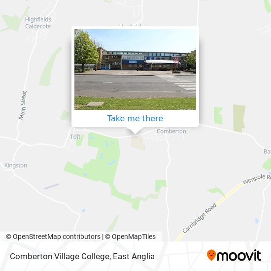 Comberton Village College map