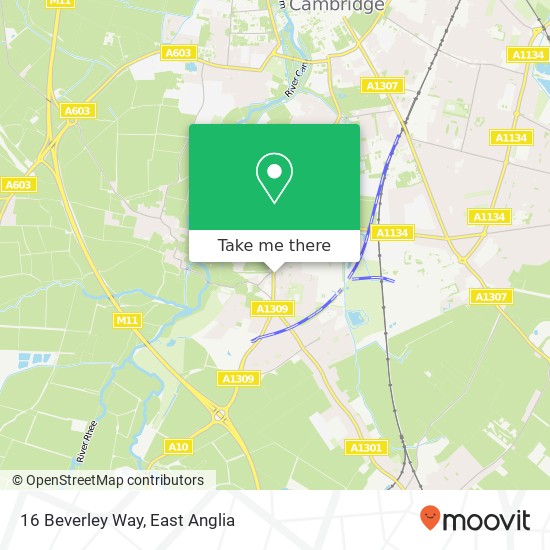 16 Beverley Way map