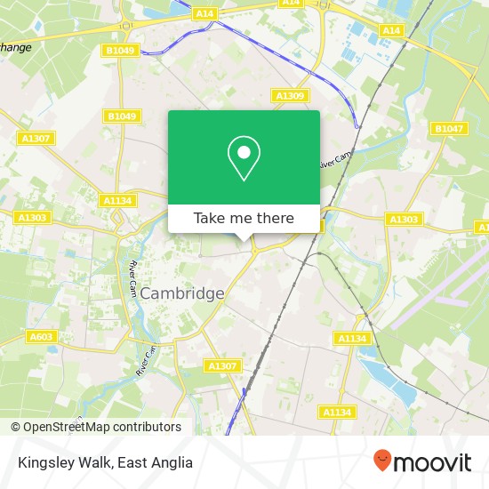 Kingsley Walk map