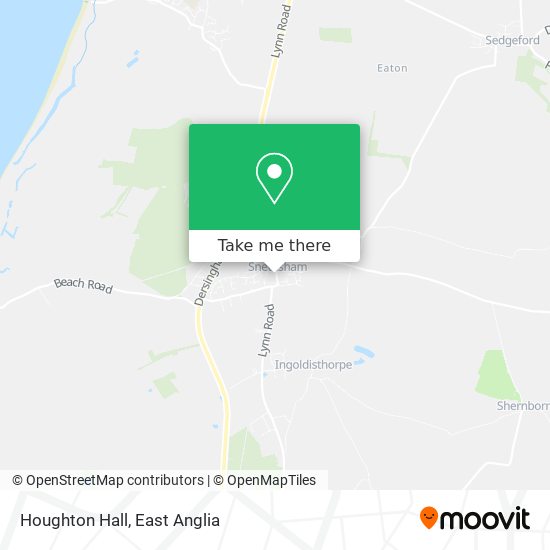 Houghton Hall map