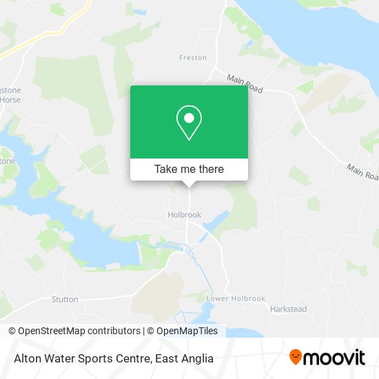 Alton Water Sports Centre map