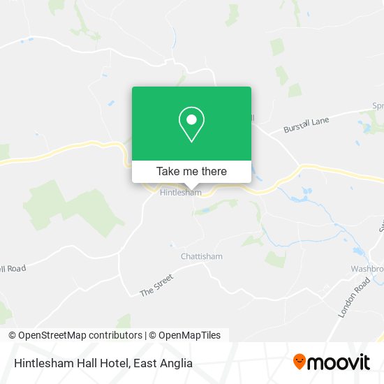 Hintlesham Hall Hotel map