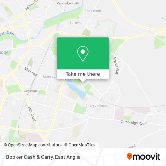 Booker Cash & Carry map