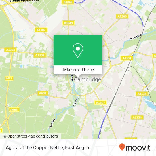 Agora at the Copper Kettle map