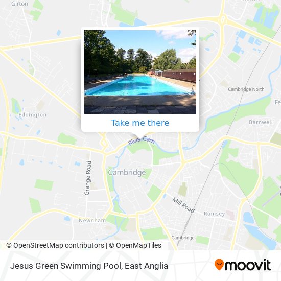 Jesus Green Swimming Pool map