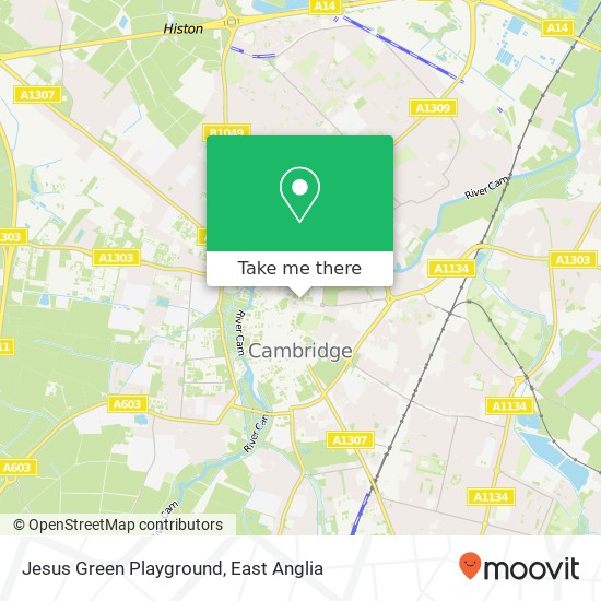 Jesus Green Playground map