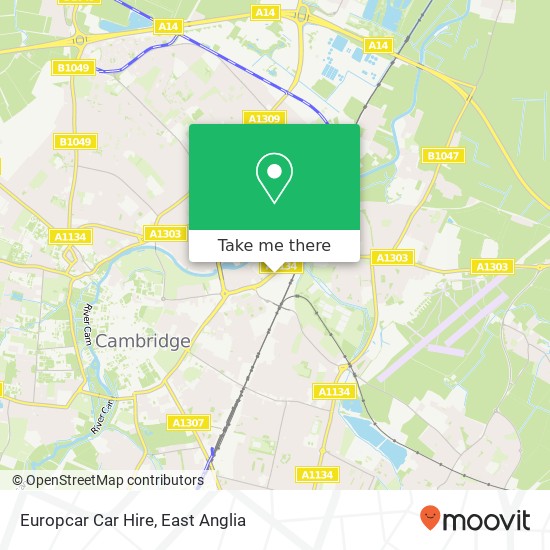 Europcar Car Hire map