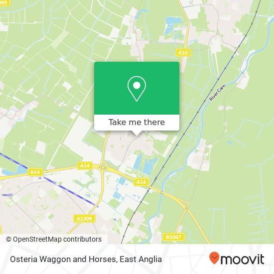 Osteria Waggon and Horses map