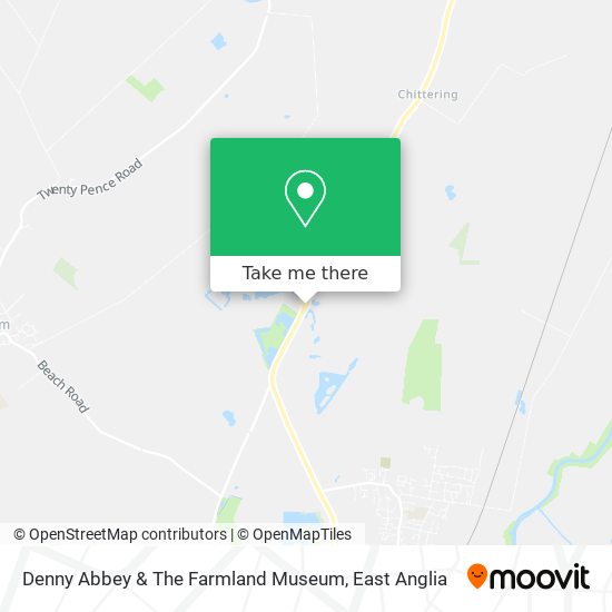 Denny Abbey & The Farmland Museum map