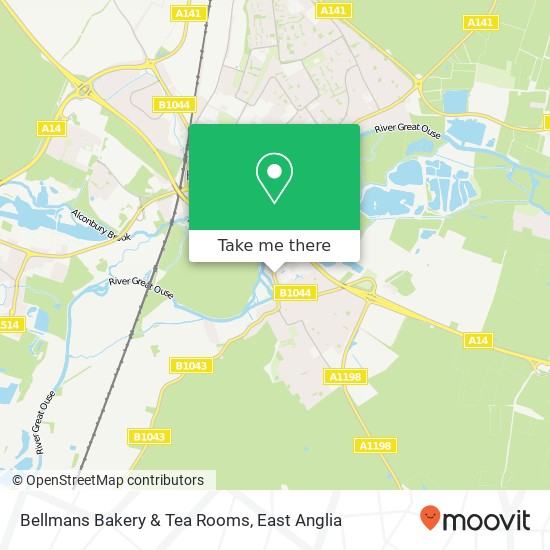Bellmans Bakery & Tea Rooms map
