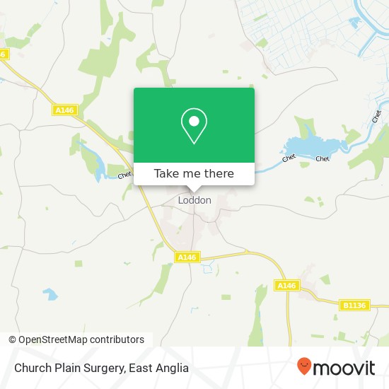 Church Plain Surgery map