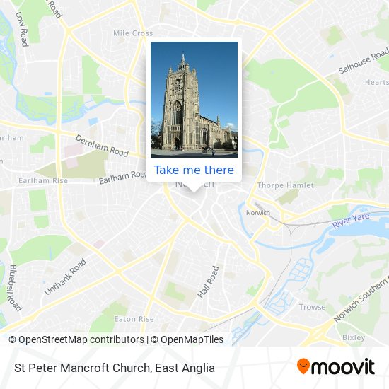 St Peter Mancroft Church map