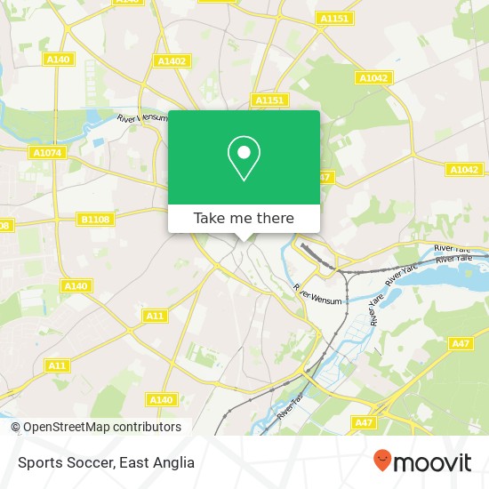 Sports Soccer map