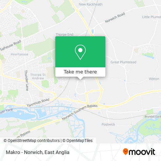 Makro - Norwich map