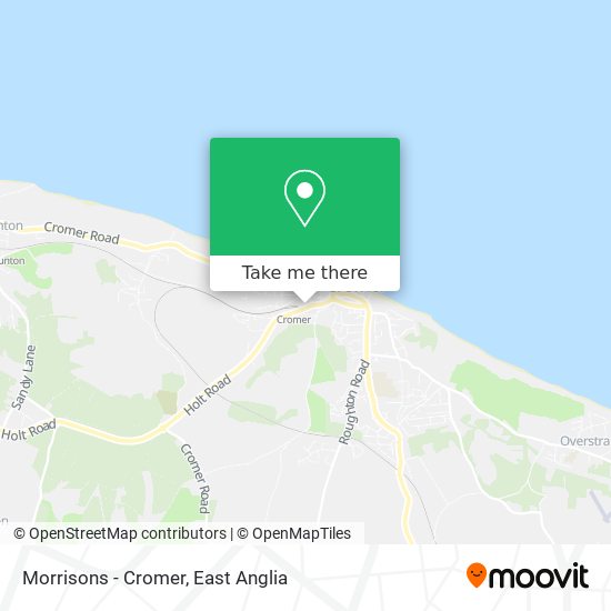Morrisons - Cromer map