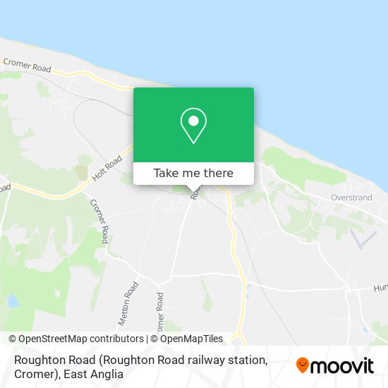 Roughton Road (Roughton Road railway station, Cromer) map