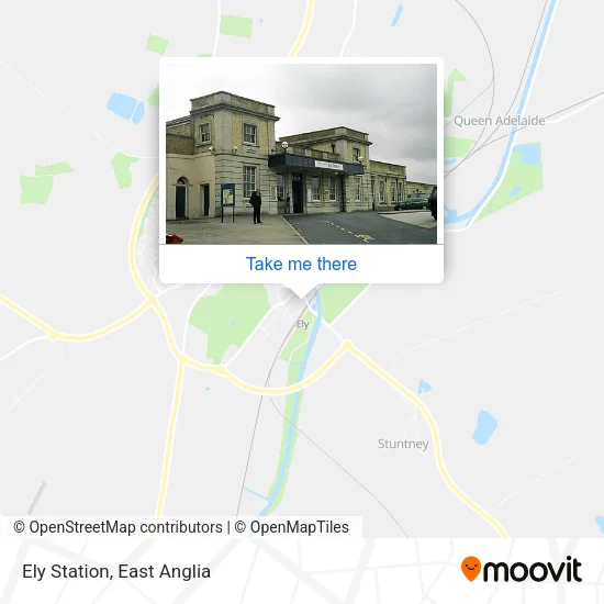 Ely Station map