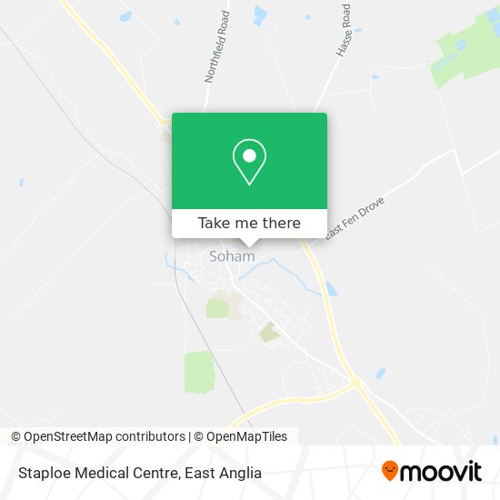 Staploe Medical Centre map