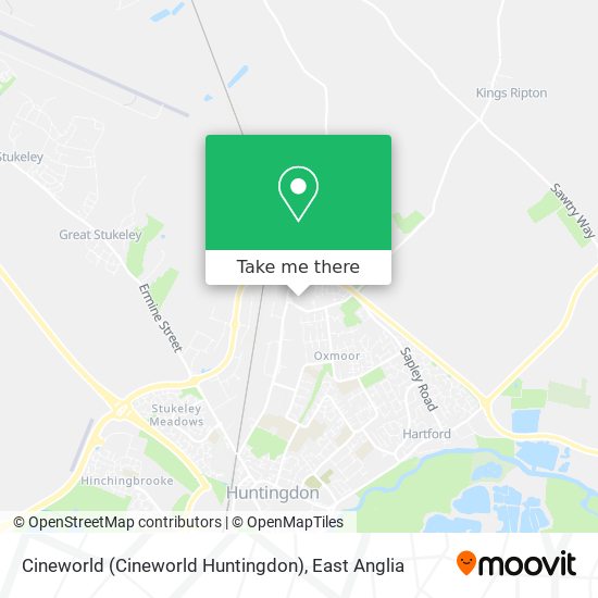 Cineworld (Cineworld Huntingdon) map