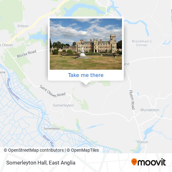 Somerleyton Hall map