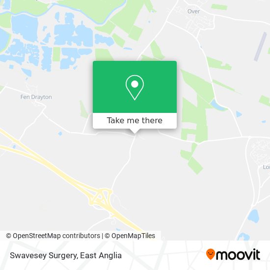Swavesey Surgery map