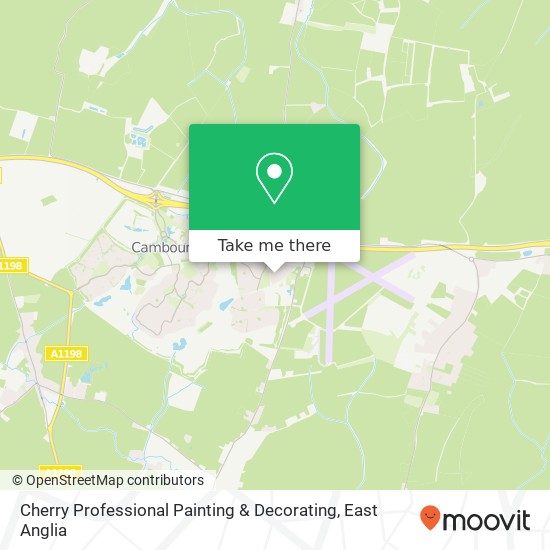 Cherry Professional Painting & Decorating map