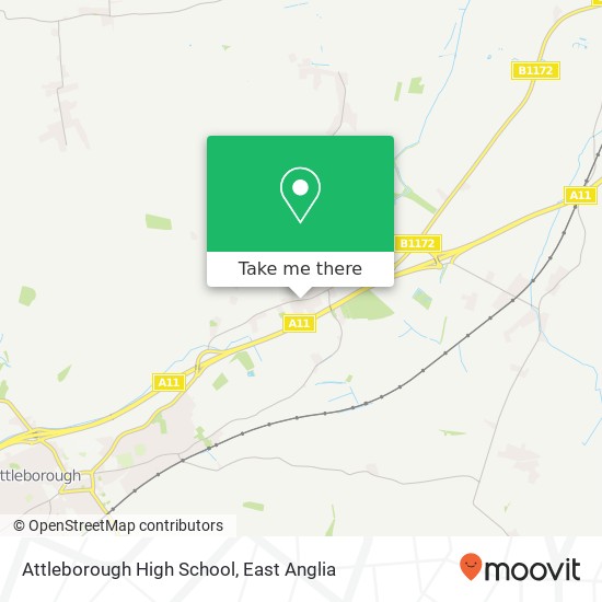 Attleborough High School map