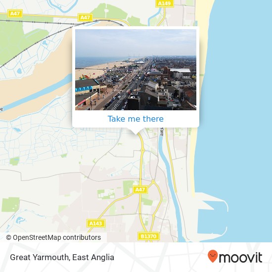 Great Yarmouth map