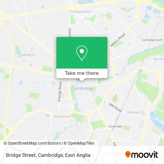 Bridge Street, Cambridge map