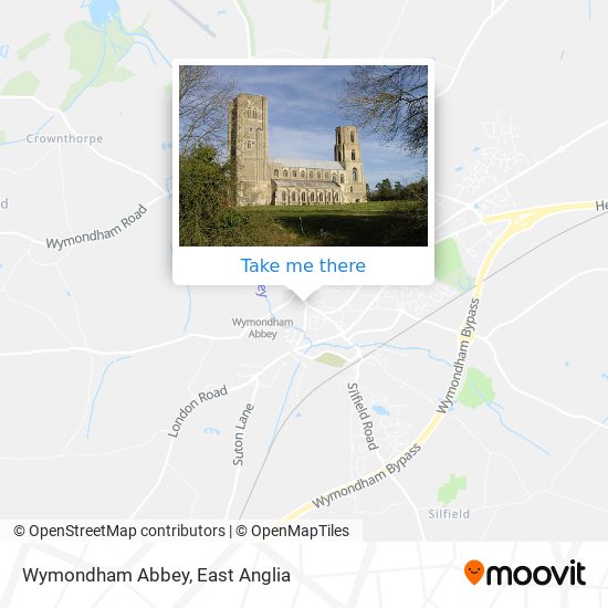 Wymondham Abbey map