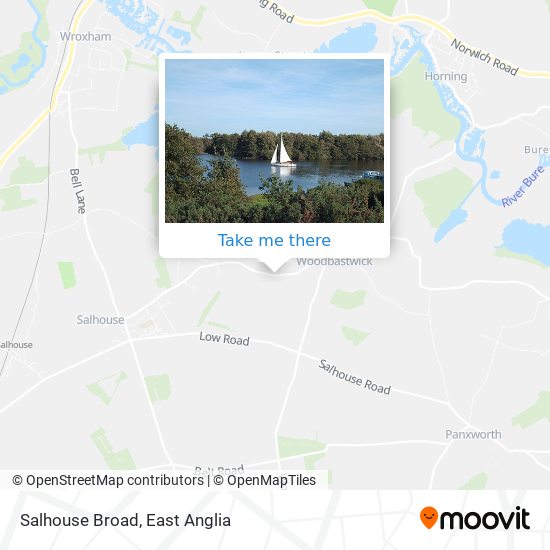 Salhouse Broad map