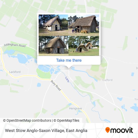 West Stow Anglo-Saxon Village map