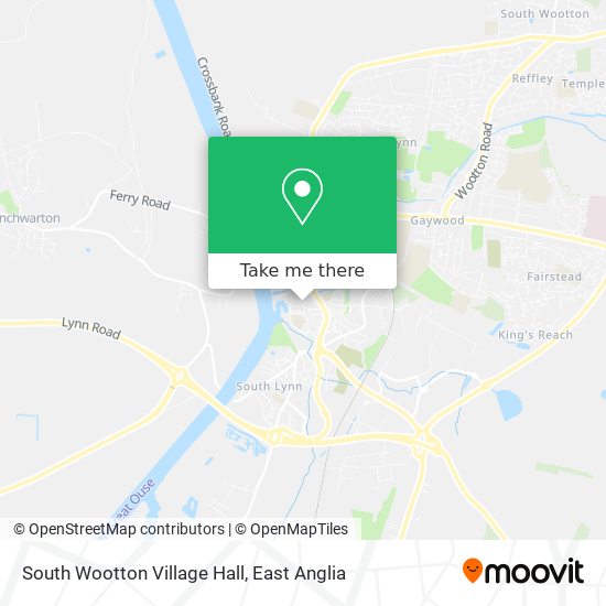 South Wootton Village Hall map