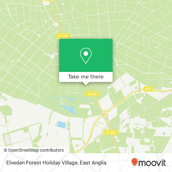 Elveden Forest Holiday Village map