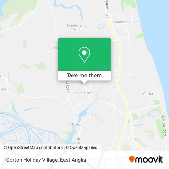 Corton Holiday Village map