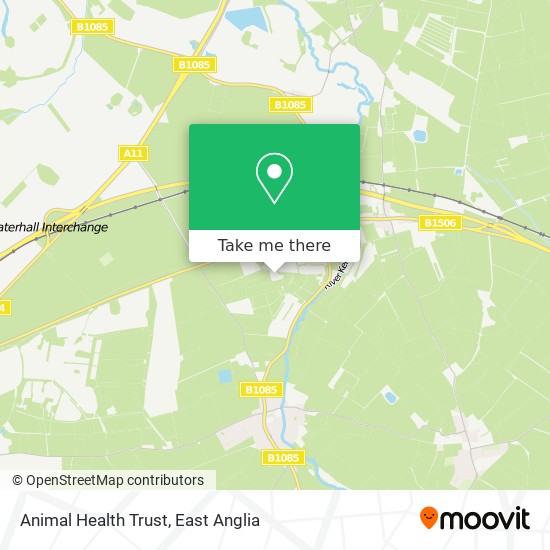 Animal Health Trust map