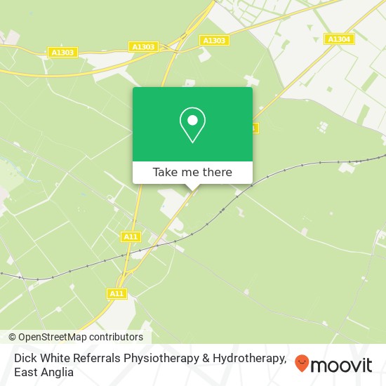 Dick White Referrals Physiotherapy & Hydrotherapy map