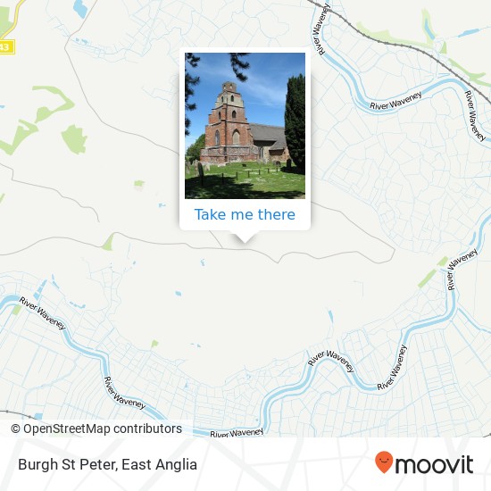 Burgh St Peter map
