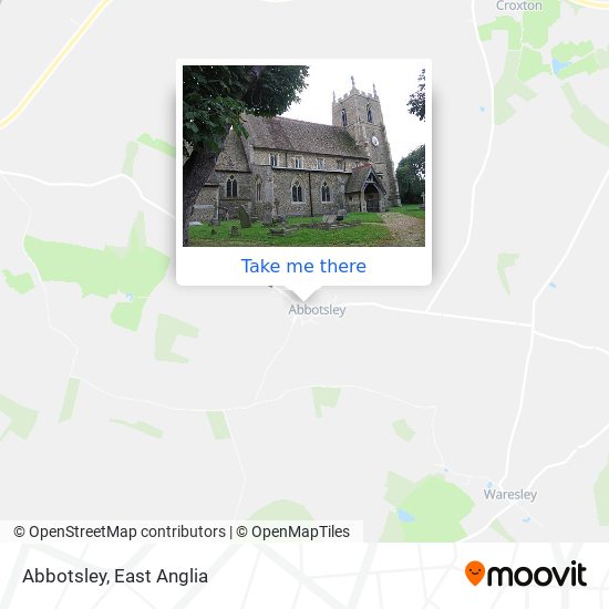 Abbotsley map