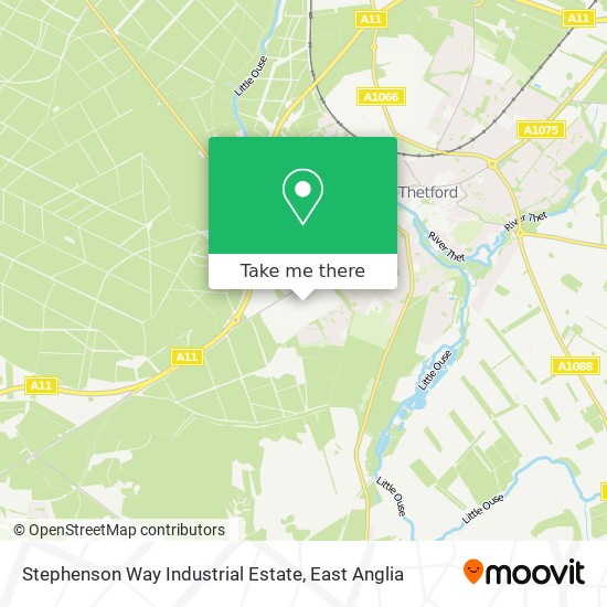 Stephenson Way Industrial Estate map