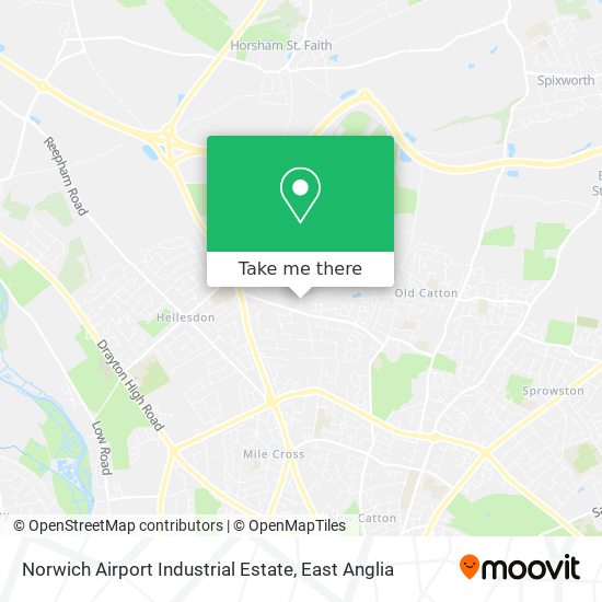 Norwich Airport Industrial Estate map