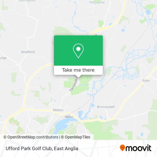 Ufford Park Golf Club map