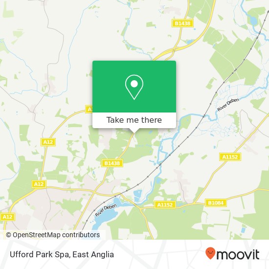 Ufford Park Spa map