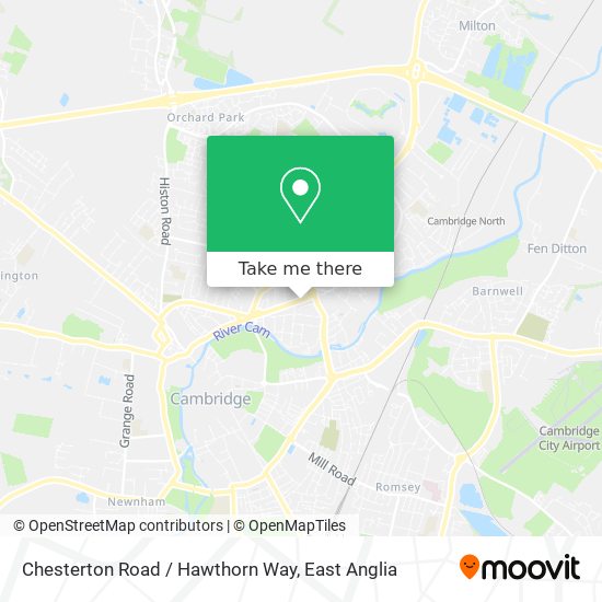Chesterton Road / Hawthorn Way map